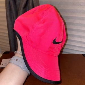 nike dri-fit neon pink hat